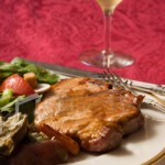 carne-de-cerdo-con-ensalada