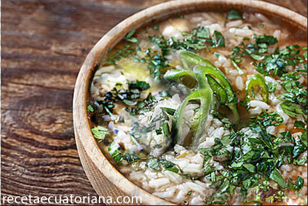 Sopa  de   Arroz   de  Cebada