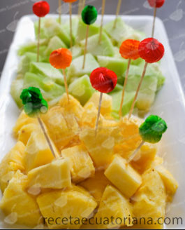 Piña con Manzana Verde