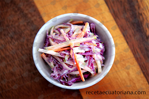 ENSALADA DE COL MORADA