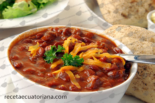 Carne al jugo con fréjol