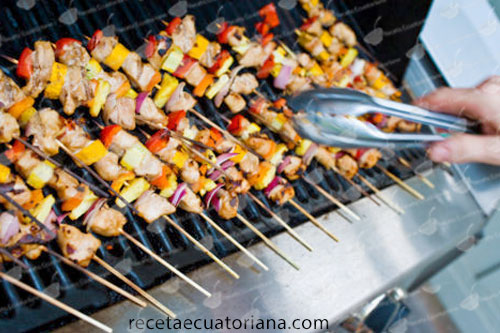 Pincho de Pollo con verduras