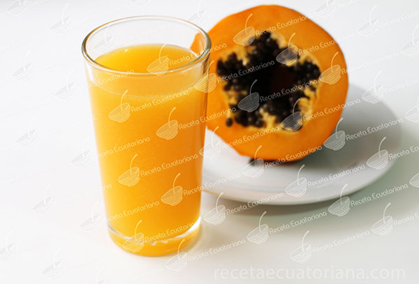 Jugo de Papaya