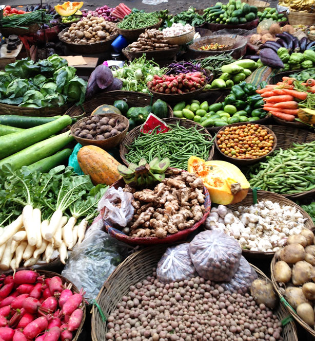 verduras jugosas